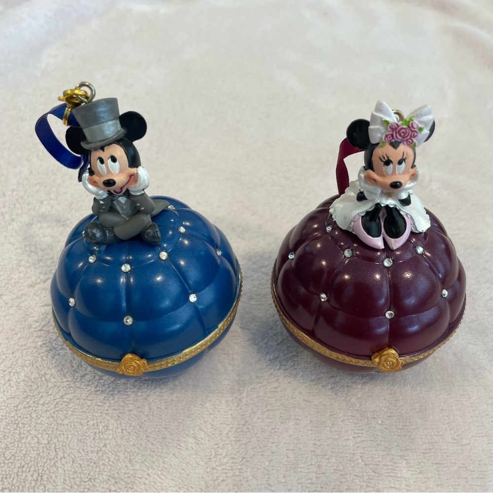 Disney Sketchbook engagement ornaments